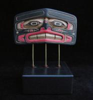 Human Frontlet Mask on Stand