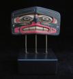 Human Frontlet Mask on Stand